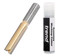 Trend Br01X1/2Tc 50mm 1/2" Tct Straight Kitchen Fitters Worktop Router Cutter