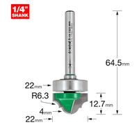 Trend CRAFTPRO Bearing Guided Classic Decor Router Cutter