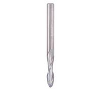 Trend CNC Bullnose Spiral Up-Cut Router Cutter, 6mm Shank, 6mm Cut Diameter & 25mm Cut Length, Solid Tungsten Carbide, CNC/304X6STC