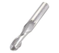 Trend CNC Bullnose Spiral Up-Cut Router Cutter, 10mm Shank, 10mm Cut Diameter & 32mm Cut Length, Solid Tungsten Carbide, CNC/313X10STC