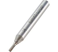 Trend CraftPro Straight Two Flute Router Cutter Bit, 1/4 Inch Shank, 2mm Cut Diameter & 5mm Cut Length, Tungsten Carbide Tipped, C001CX1/4TC