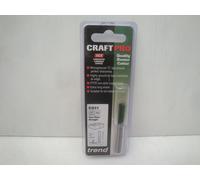 TREND C011X1/4TC C011 7.9MM STRAIGHT TCT ROUTER CUTTER BIT EXTRA LONG SHANK
