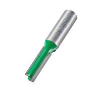 Trend CraftPro Straight Two Flute Router Cutter Bit, 1/2 Inch Shank, 9.5mm Cut Diameter & 31.8mm Cut Length, Tungsten Carbide Tipped, C015X1/2TC