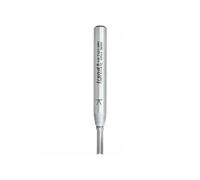 Trend CraftPro Straight Two Flute Router Cutter Bit, 1/4 Inch Shank, 9.5mm Cut Diameter & 31.8mm Cut Length, Tungsten Carbide Tipped, C015X1/4TC