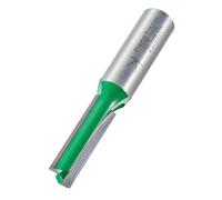 Trend CraftPro Straight Two Flute Router Cutter Bit, 1/2 Inch Shank, 10mm Cut Diameter & 35mm Cut Length, Tungsten Carbide Tipped, C016AX1/2TC