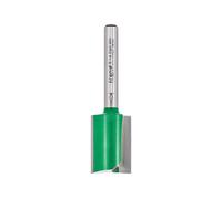 Trend CraftPro Straight Two Flute Router Cutter Bit, 1/4 Inch Shank, 18mm Cut Diameter & 25mm Cut Length, Tungsten Carbide Tipped, C028AX1/4TC, Silver