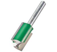Trend CRAFTPRO Two Flute Straight Router Cutter C028X1/4TC, 17.5mm x 25.4mm, 1/4" Shank, TC-tipped