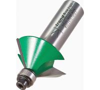 Trend C049X1/2TC Craft Pro 1/2" Shank 45 Guided Chamfer Router Cutter Bit-C049X1/2TC-Diameter 32mm Cutting Length 12.7mm Bearing 9.5mm Tungsten