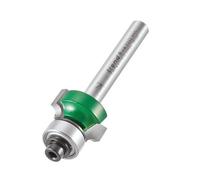 Trend CraftPro Guided Rounded Over Router Cutter Bit, 1/4 Inch Shank, 3.2mm Radius and 9.5mm Cut Length, Tungsten Carbide Tipped, C074X1/4TC