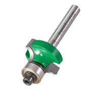 Trend Guided Rounded Router Cutter, 1/4 Inch Shank, 6mm Radius, TCT