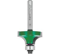 Trend Bearing Guided Round Over Router Cutter, 1/4 Inch Shank, 9.5mm Radius