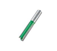 Trend CraftPro Straight Flute Two Flute Router Cutter, 1/2 Inch Shank with 12.7mm Cut Diameter and 50mm Cut Length, Carbide Tipped, C153X1/2TC