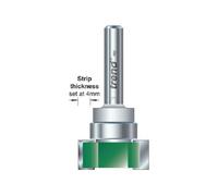 Trend CraftPro Intumescent Recessing Router Cutter, 1/4 in Shank, 24mm | Two Flute Tungsten Carbide Tipped Cutter For Intumescent Recessing With 24mm Cut Diameter And 15mm Cut Length, C220X1/4TC