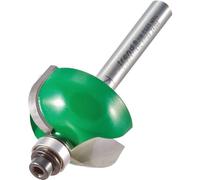 Trend Cavetto Router Cutter, 1/4 Inch Shank, 9.5mm Radius, 28.5mm Cut Dia | For Decorative Coving Profiles In Solid Wood, MDF And Softwood, With Tungsten Carbide Tipped Cutting Edges, C062X1/4TC