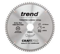 Trend Circular Saw Plastic / Alluminium / Alloys 160-305mm Dia. FULL RANGE