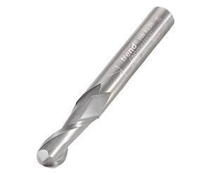 Trend CNC Bullnose Spiral Up-Cut Router Cutter, 8mm Shank, 8mm Cut Diameter & 22mm Cut Length, Solid Tungsten Carbide, CNC/308X8STC