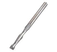Trend CNC Two Flute Up-Cut Router Cutter, 4mm Shank, 4mm Cut Diameter & 22mm Cut Length, Solid Tungsten Carbide, CNC/003X4STC