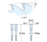 Trend CRAFTPRO Wood Cutting Cordless Saw Blade 190mm 24T 30mm