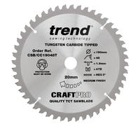 TREND 190MM 48T X 20MM BORE MAKITA DLS713 MITRE SAW BLADE TCT CSB/CC19048T