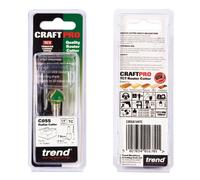 Trend Cove Style Cutter 15.9mm Dia 7.9mm Rad C055X1/4TC FREE 1ST CLASS DELIVERY