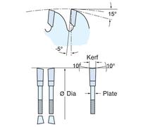 Trend Craft Pro 216Mm Diameter 30Mm Bore 60 Tooth Fine Finish Cut Saw Blade For Mitre Saws Pk 1 CSB/CC21660
