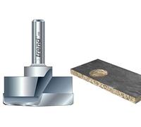 Trend Craft Pro TCT 35mm Hinge Sinking Machine Bit, 1/4" Shank, Tungsten Carbide Tipped, Perfect for Laminate Boards, T 421/35X1/4TC