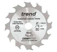 Trend CRAFTPRO Wood Cutting Cordless Saw Blade