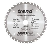 Trend Craft Saw Blade 160Mm X 36 Teeth X 20Mm Pk 1 CSB/16036