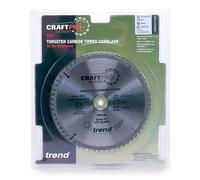 Trend Aluminium & Plastic Circular Saw Blade, 250mm Diameter, 30mm Bore, 84 Teeth, 3mm Kerf, -6° Hook, TCT, Extra-Fine Finish, CSB/AP25084