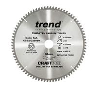 Trend Craft Saw Blade Crosscut 260Mm X 80 Teeth X 30Mm Pk 1 CSB/CC26080