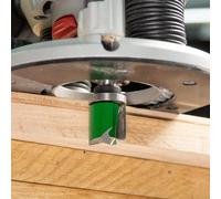 Trend CraftPro Guided Profiler Router Cutter Bit, 1/2 Inch Shank, 25mm Cut Diameter & 25mm Cut Length, Tungsten Carbide Tipped, C166BX1/2TC, Black