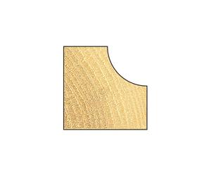 Trend Craftpro 1/2in Tct 6.0Mm Radius Draining Groove Router Cutter 12Mm X 19Mm. Pk 1 C053CX1/2TC