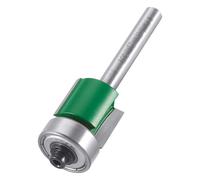 Trend Craftpro 1/4In Low Profile Bearing Guided Trimmer 19.1 Dia X 16Mm Cut Depth Pk 1 C290X1/4TC