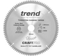Trend CRAFTPRO Aluminium and Plastic Cutting Saw Blade 254mm 96T 30mm