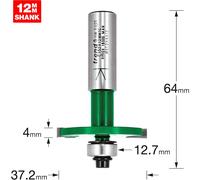 Trend CRAFTPRO Bearing Guided Biscuit Jointer Set 4mm 37.2mm 12mm