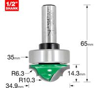 Trend CRAFTPRO Bearing Guided Classic Decor Router Cutter