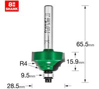 Trend CRAFTPRO Bearing Guided Classic Ogee Router Cutter