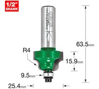 Trend CRAFTPRO Bearing Guided Roman Ogee Router Cutter