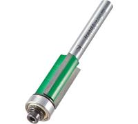 Trend CraftPro Bearing Guided Three Flute Trimmer Router Cutter Bit, 1/4 Inch Shank, 12.7mm Cut Diameter & 25mm Cut Length, Tungsten Carbide Tipped, C205X1/4TC