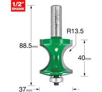 Trend CRAFTPRO Bearing Guided Traditional Torus Router Cutter