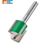 Trend CraftPro Straight Two Flute Router Cutter Bit, 1/4 Inch Shank, 19.1mm Cut Diameter & 19.1mm Cut Length, Tungsten Carbide Tipped, C029X1/4TC