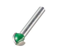 Trend CraftPro Cavetto Router Cutter, 1/4 Inch Shank, 6.3mm Radius, TCT | Creates Decorative Cavetto Profiles In Softwood, Hardwood And Man-Made Boards With Tungsten Carbide Tips, C054X1/4TC
