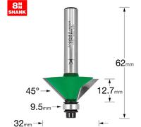 Trend CRAFTPRO Chamfer Bearing Guided Router Cutter