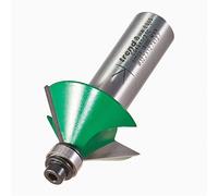 Trend CraftPro Chamfer Router Bit C049X1/2TC – 45° V, 1/2 in Shank, 12.7mm, Carbide