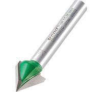 Trend Chamfer Router Bit C043X1/4TC – 1/4 in Shank, 12.7mm Cut, 60° V-Groove, Carbide-Tipped