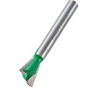 Trend CraftPro Dovetail Router Cutter Bit, 1/4 Inch Shank, 12.7mm Cut Diameter & 104 Degree Spur, Tungsten Carbide Tipped, C041AX1/4TC