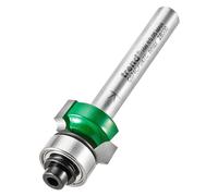 Trend CraftPro Guided Rounded Over Router Cutter, 1/4 Inch Shank, 2mm Radius, 9.5mm Cut Length, Includes Multiple Bearings, Tungsten Carbide Tipped