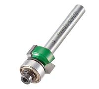 Trend CraftPro Guided Rounded Over Router Cutter Bit, 1/4 Inch Shank, 1.6mm Radius and 7.9mm Cut Length, Tungsten Carbide Tipped, C074AX1/4TC