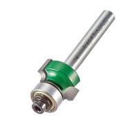 Trend CraftPro Guided Rounded Over Router Cutter Bit, 1/4 Inch Shank, 3mm Radius and 9.5mm Cut Length, Tungsten Carbide Tipped, C074BX1/4TC