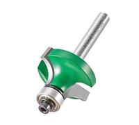 Trend CraftPro Guided Rounded Over Router Cutter Bit, 1/4 Inch Shank, 9.5mm Radius and 15.9mm Cut Length, Tungsten Carbide Tipped, C078X1/4TC, Silver